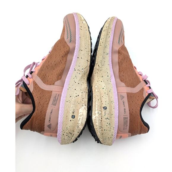 Craft Endurance Trail Running Sneaker Shoes Women's Mud/Whiz Size US8.5 EU40 - Picture 5 of 11